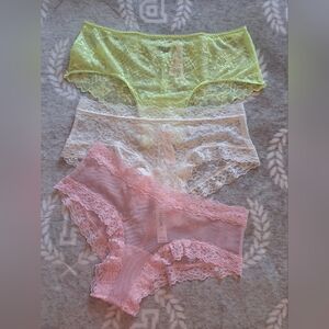 Pink panties bundle (L) NWT